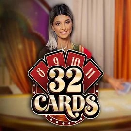 32 Cards online game logo by Ezugi on σπορτιγκβετ.gr