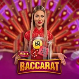 Mega Baccarat slot logo by Pragmatic Play at Sportingbet Casino