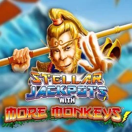 Jackpots logo of Stellar Jackpots with More Monkeys from Lightning Box Game at Sportingbet Casino